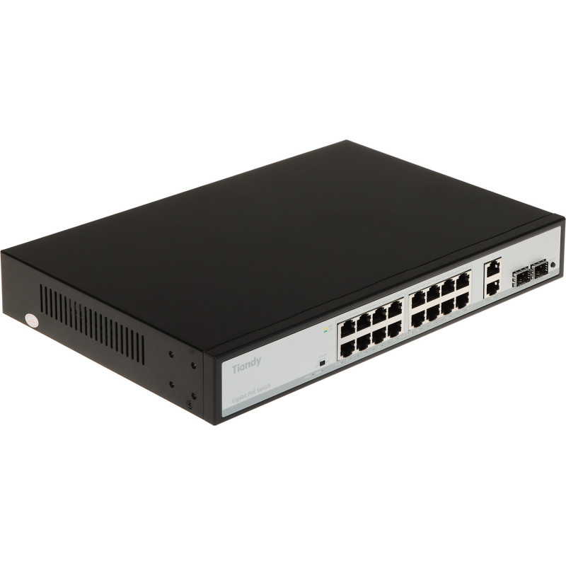 SWITCH POE TC-P3S020 SPEC:G/1622/AT/180 16-PORTOWY SFP