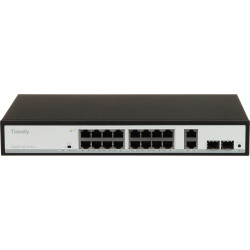 SWITCH POE TC-P3S020 SPEC:G/1622/AT/180 16-PORTOWY + 2X UPLINK + 2X SFP