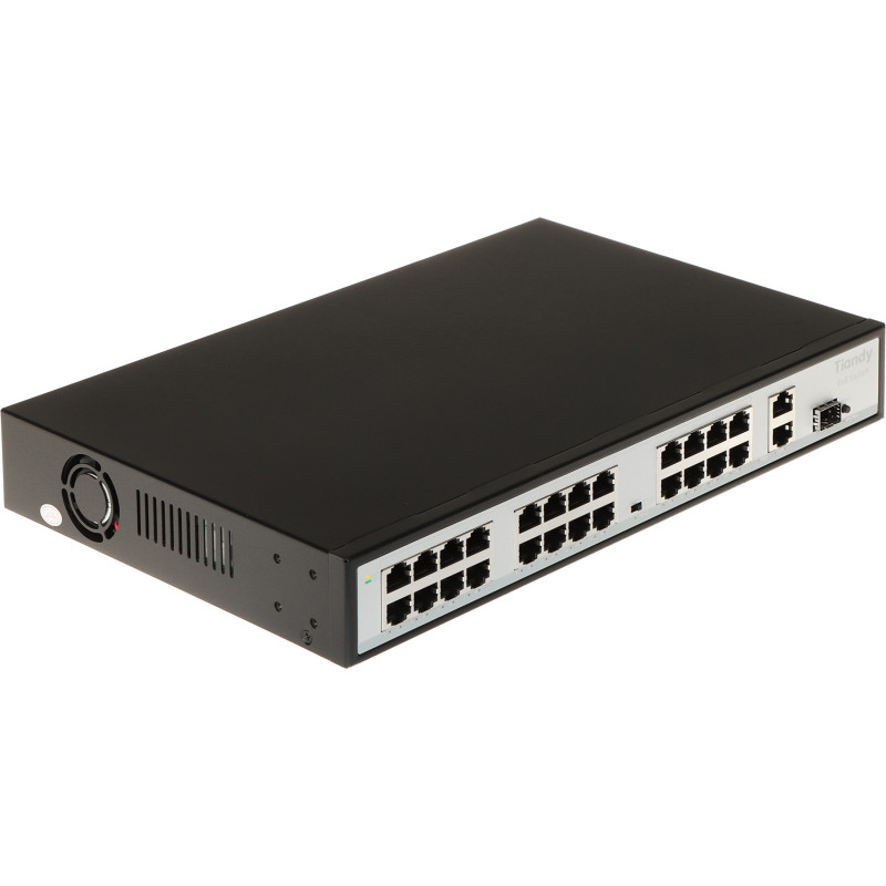 SWITCH POE TC-P3S027 SPEC:H/2421/AT/260 24-PORTOWY + 2X UPLINK + 1X SFP