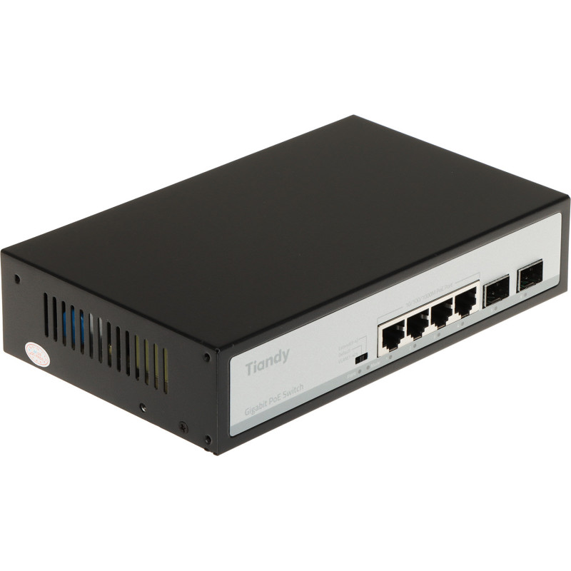 SWITCH POE TC-P3S06 SPEC:H/0402/AT/60 4-PORTOWY + 2X SFP