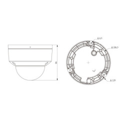 KAMERA IP TC-C34KS SPEC:I3/E/Y/C/SD/2.8MM/V4.2 Superlite - 4Mpx 2.8mm