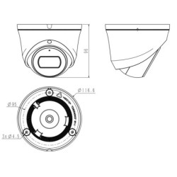 KAMERA IP TC-C34XS SPEC:I3W/E/Y/M/2.8MM/V4.2 Color Maker - 4Mpx 2.8mm