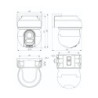 KAMERA IP OBROTOWA ZEWNĘTRZNA TC-H333D 9DB-4 Wi-Fi, - 3Mpx 4mm TIANDY