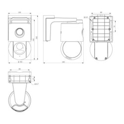 KAMERA IP OBROTOWA ZEWNĘTRZNA TC-H363U SPEC:W/4G/U/SE/4MM/V4.1 4G LTE 2 X 3MPX 4MM TIANDY