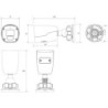 KAMERA IP TC-C344S 2ETA-28 Color Maker / SK Series - 4Mpx 2.8mm TIANDY