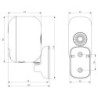 KAMERA IP TC-C34CN 9ATA-28 WI-FI SERIES - 4Mpx 2.8mm TIANDY
