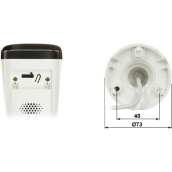 KAMERA IP TC-C34QN SPEC:I5W/WIFI/EU/2.8MM/V4.0 WI-FI SERIES - 3.7Mpx 2.8mm TIANDY
