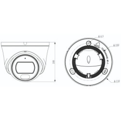 KAMERA IP TC-C34SV 4MRB-28 LK Series - 4Mpx 2.8mm TIANDY