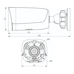 KAMERA IP TC-C34US 2GTB-2812 SK Series - 4Mpx - MOTOZOOM TIANDY