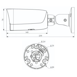 KAMERA IP TC-C35US 3LRB-4 LK Series - 5Mpx 4mm TIANDY