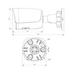 KAMERA IP TC-C35WS 3ERB-4 Color Maker / LK Series - 5Mpx 4mm TIANDY