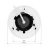 KAMERA IP TC-C386V 4LHA-28 PANORAMICZNA POLAR DAY / Pro Series - 8Mpx 2 X 2.8mm TIANDY