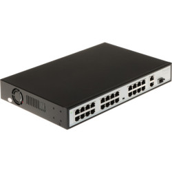 SWITCH POE TC-P3S027 SPEC:H/2421/AT/260 24-PORTOWY + 2X UPLINK + 1X SFP TIANDY