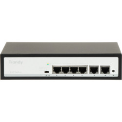 SWITCH POE TC-P3S06 SPEC:F/0420/AT/55 4-PORTOWY + 2X UPLINK TIANDY