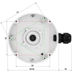 UCHWYT KAMERY TC-P54BM SPEC:V3_V2.0 TIANDY