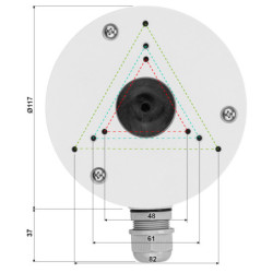 UCHWYT KAMERY TC-P54BM SPEC:V5/V3.0 TIANDY